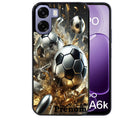 Coque pour Oppo A6 A6 A6K personnalisée foot metal