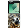 Coque pour Z FLIP 6 7 8 personnalisée foot metal