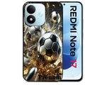 Coque pour Redmi Note 17 et PRO 4G 5G Max personnalisée foot metal