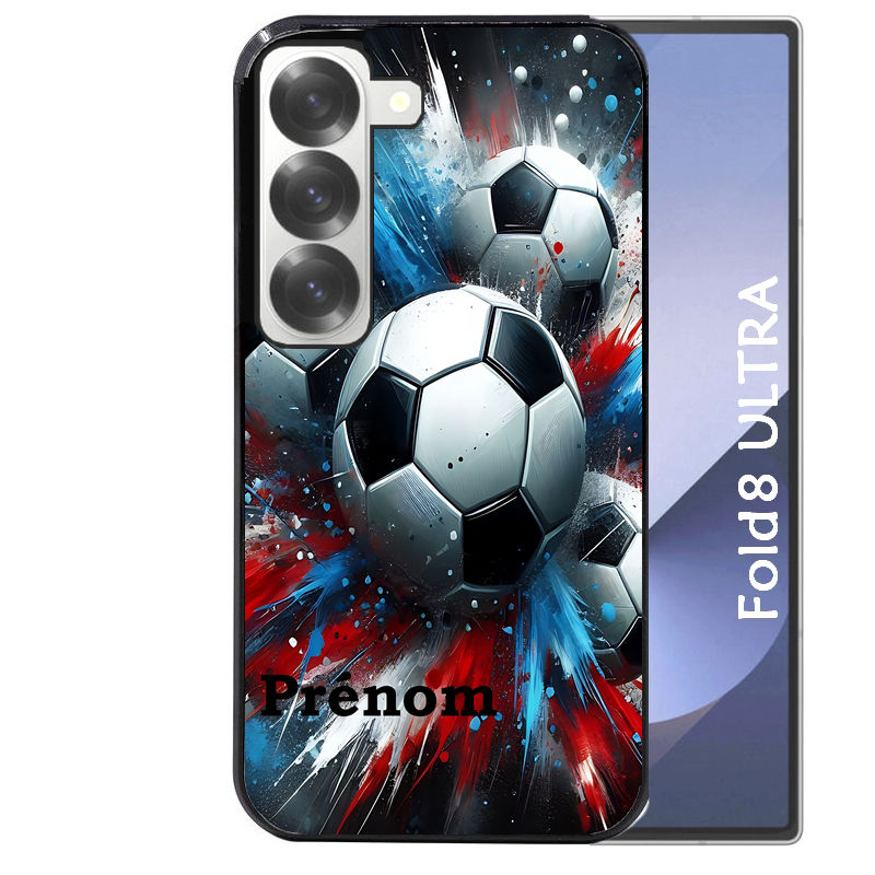 Coque pour Z Fold 8 / ULTRA personnalisée foot tricolore