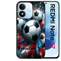 Coque pour Redmi Note 17 et PRO 4G 5G Max personnalisée foot tricolore
