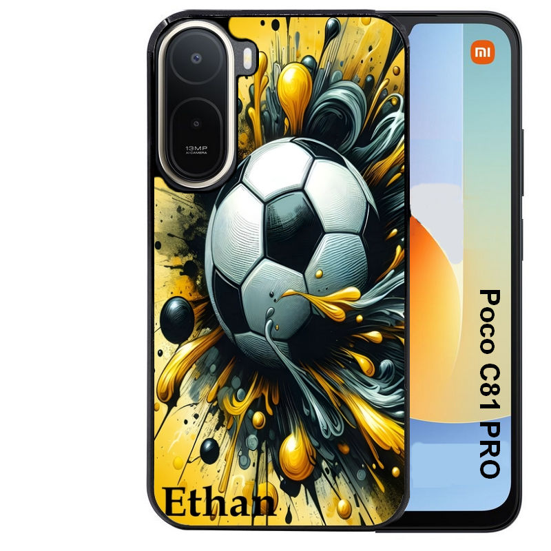 Coque pour POCO C81 PRO personnalisée football