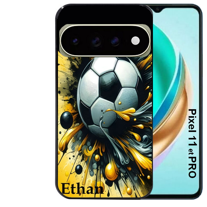 Coque pour Pixel 10 / 11 / PRO / XL personnalisée football