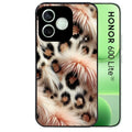 Coque noire pour Honor 600 LITE avec motif effet fourrure leopard 1 protection antichoc personnalisée