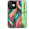 Coque noire pour Honor 600 LITE avec motif effet fourrure leopard 2 protection antichoc personnalisée