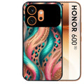 Coque noire taperso pour Honor 600 et 600 PRO avec motif effet fourrure leopard 2 protection antichoc personnalisée