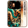 Coque noire taperso pour Honor 600 et 600 PRO avec motif effet fourrure leopard 3 protection antichoc personnalisée