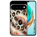 Coque pour Pixel 10 / 11 / PRO / XL effet fourrure leopard 1