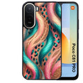 Coque pour POCO C81 PRO effet fourrure leopard 2