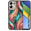Coque pour POCO C95 PRO effet fourrure leopard 2
