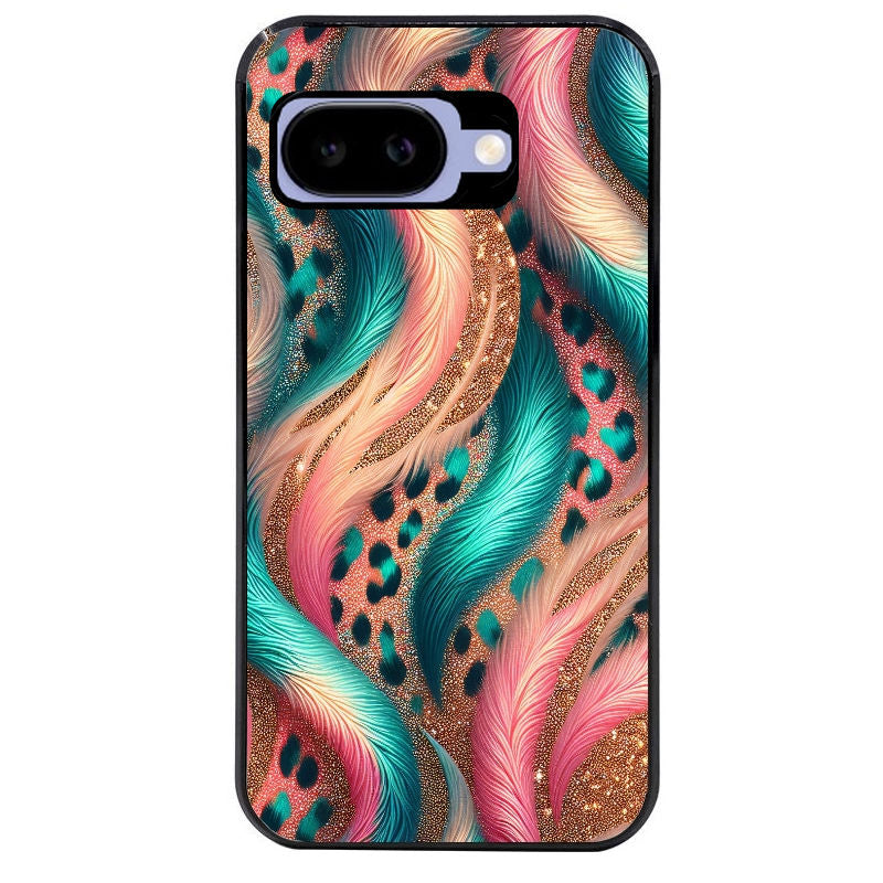 Coque pour Pixel 8A 9A 10A effet fourrure leopard 2