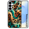 Coque pour Galaxy A08 A18 A28 A38 A58 effet fourrure leopard 3