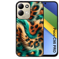 Coque pour POCO C95 PRO effet fourrure leopard 3