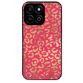 Coque noire taperso pour Honor 70 LITE 90 et LITE avec motif leopard fuschia protection antichoc personnalisée