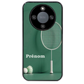 Coque noire taperso pour Magic 8 LITE et PRO avec motif badminton sport personnalise protection antichoc personnalisée