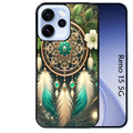 Coque noire taperso pour OPPO Reno 15 et F FS 5G avec motif dreamcatcher talisman protection antichoc personnalisée