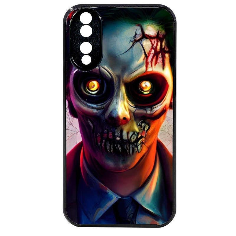 Coque noire taperso pour Honor 70 LITE 90 et LITE motif joker style zombie protection antichoc personnalisée