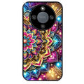 Coque noire taperso pour Magic 5 6 LITE et PRO avec motif mandala 2 protection antichoc personnalisée