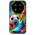 Coque noire taperso pour Magic 7 LITE et PRO avec motif foot color personnalisee protection antichoc personnalisée