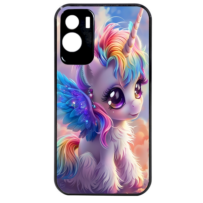 Coque noire taperso pour Honor 70 LITE 90 et LITE avec motif licorne style anime protection antichoc personnalisée