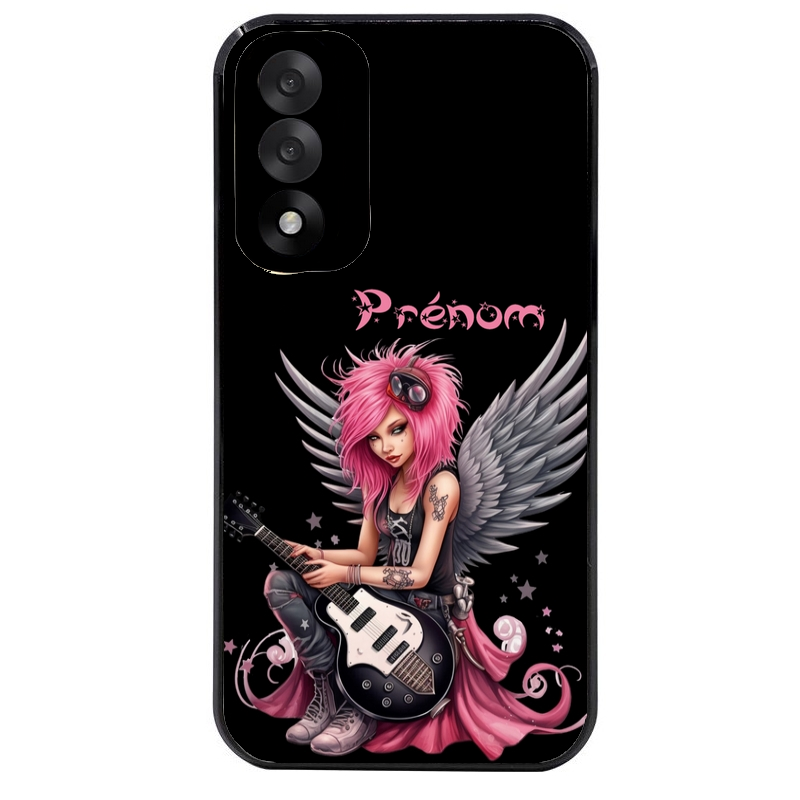 Coque noire taperso pour OnePlus Nord 5 avec motif fee rock personnalisee protection antichoc personnalisée