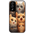 Coque noire taperso pour OnePlus Nord 5 avec motif chat smile protection antichoc personnalisée