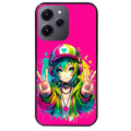 Coque noire taperso pour Redmi 12 4G et 5G avec motif anime manga et tag protection antichoc personnalisée