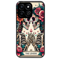Coque noire taperso pour Honor 70 LITE 90 et LITE avec motif tete de mort lovers protection antichoc personnalisée