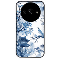 Coque noire taperso pour Redmi A3 avec motif japan art protection antichoc personnalisée