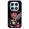 Coque noire taperso pour POCO M8 5G et PRO 5G avec motif fee rock personnalisee protection antichoc personnalisée