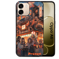 Coque noire taperso pour OPPO A6 A6X 4G et 5G avec motif anime street japan personnalise protection antichoc personnalisée