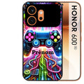 Coque noire taperso pour Honor 600 et 600 PRO avec motif gamer electro personnalisee protection antichoc personnalisée