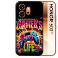 Coque noire taperso pour Honor 600 et 600 PRO avec motif gamer life protection antichoc personnalisée