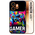 Coque noire taperso pour Honor 600 et 600 PRO avec motif gamer protection antichoc personnalisée