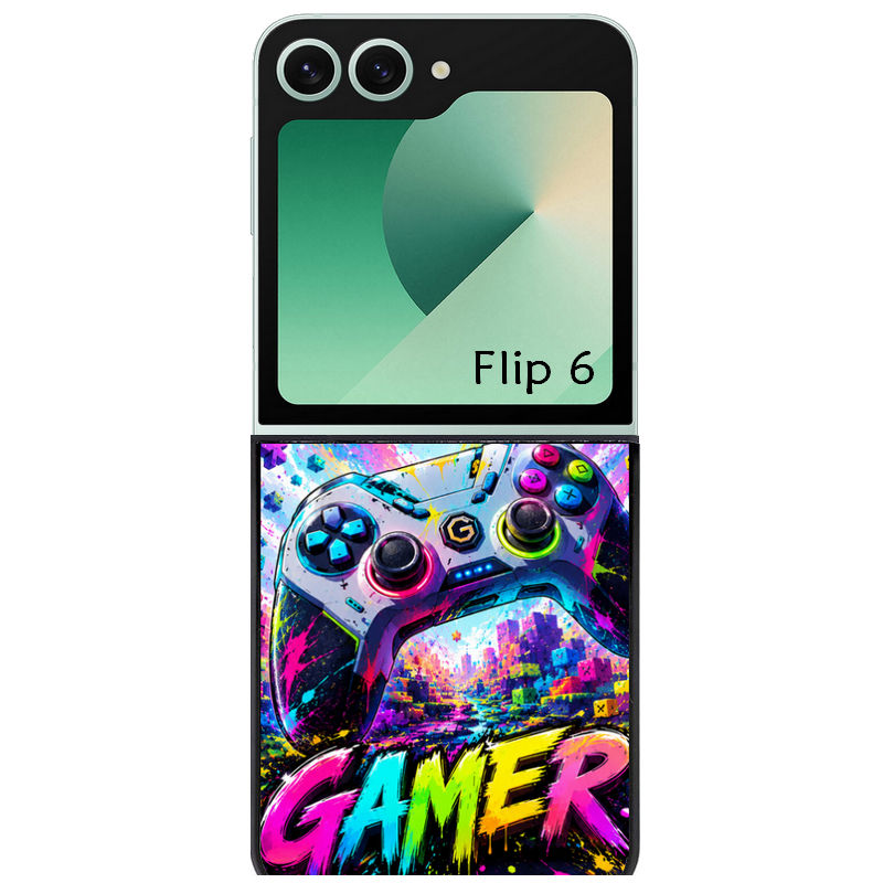 Coque pour Z FLIP 6 7 8 gamer color