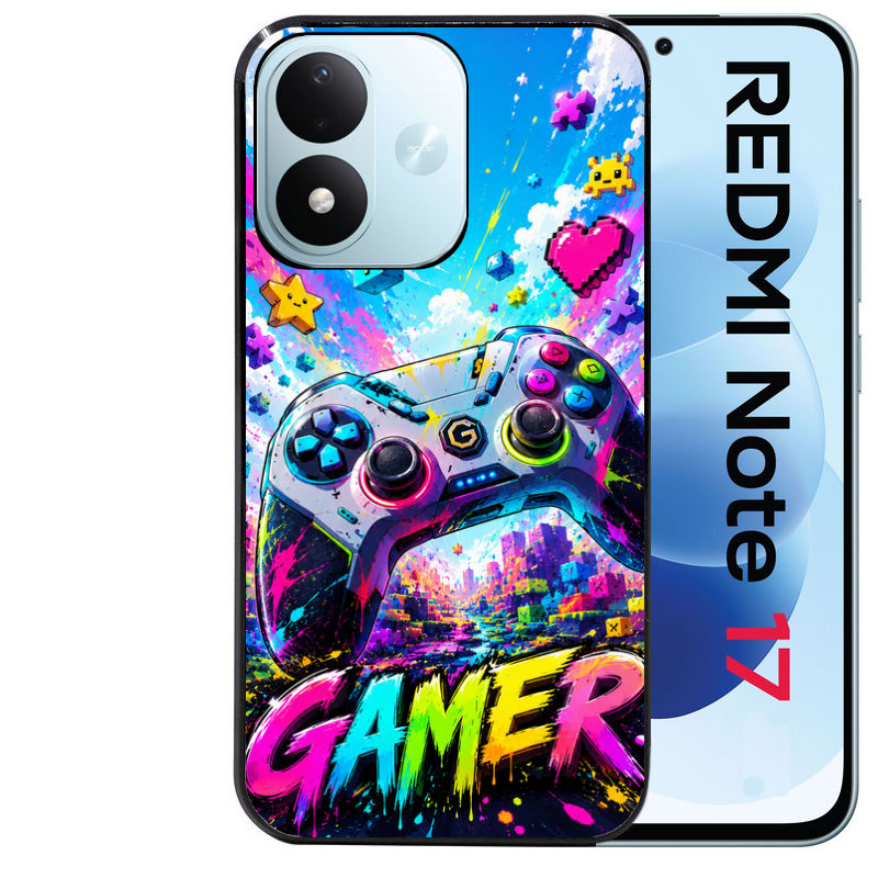 Coque pour Redmi Note 17 et PRO 4G 5G Max gamer color