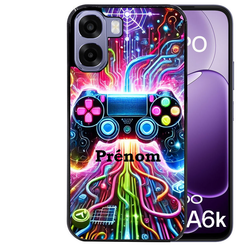 Coque pour Oppo A6 A6 A6K personnalisée gamer electro