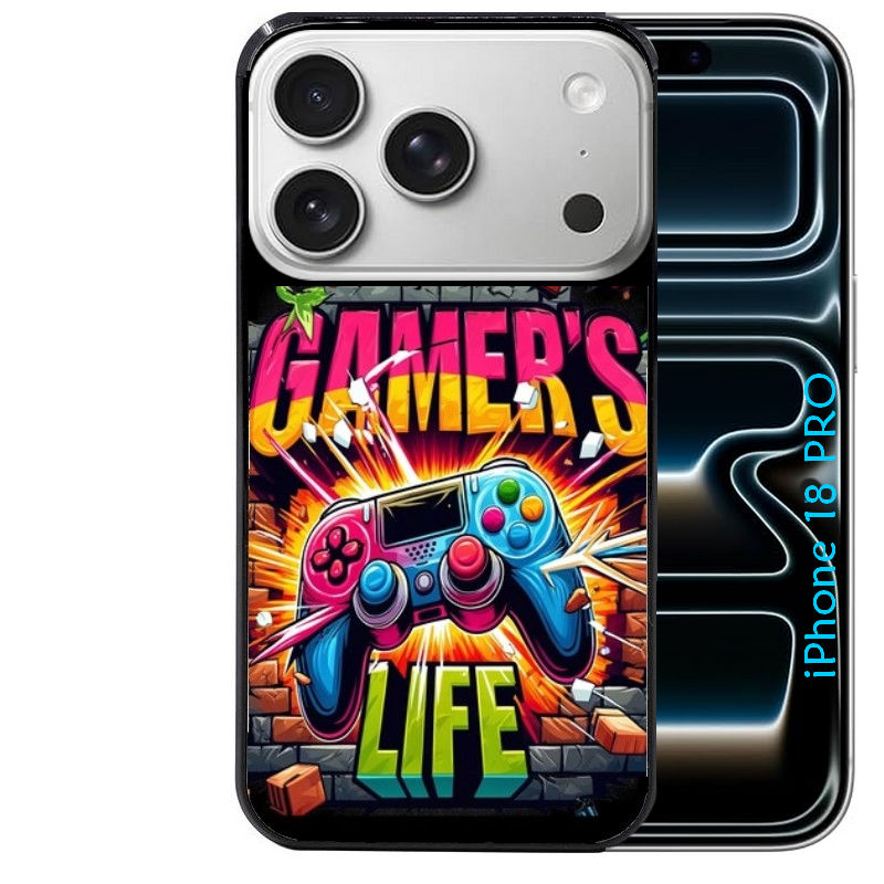 Coque pour Iphone 18 / PRO / PRO MAX / 18E gamer life