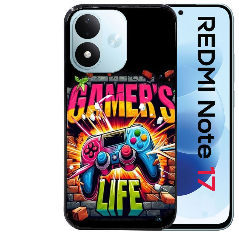 Coque pour Redmi Note 17 et PRO 4G 5G Max gamer life