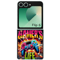 Coque pour Z FLIP 6 7 8 gamer life