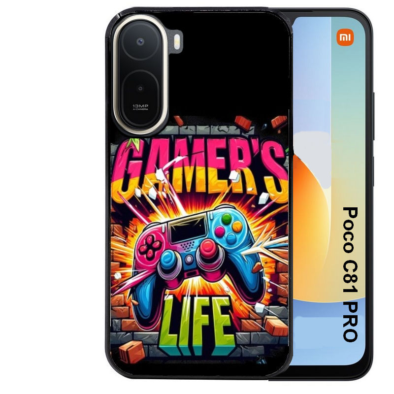 Coque pour POCO C81 PRO gamer life