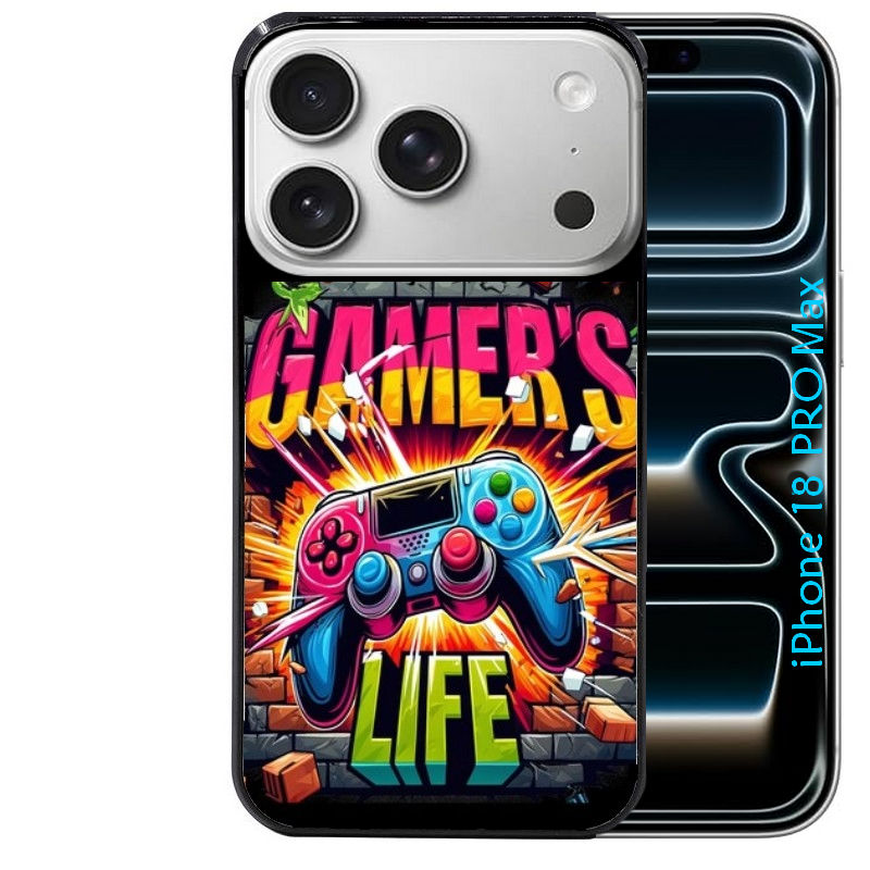 Coque pour Iphone 18 / PRO / PRO MAX / 18E gamer life