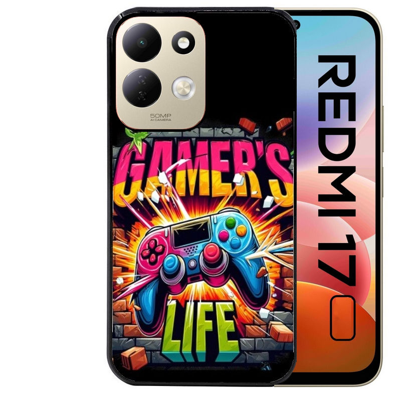 Coque pour Redmi 17 et 17C 4G 5G gamer life