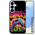 Coque pour Galaxy A08 A18 A28 A38 A58 gamer life