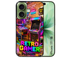 Coque pour Iphone 18 / PRO / PRO MAX / 18E personnalisée gamer retro