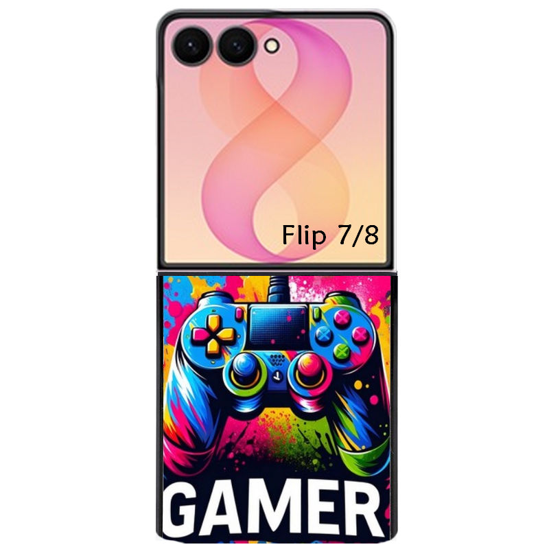 Coque pour Z FLIP 6 7 8 gamer
