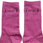 Chaussettes paillettes rose motif rëveuse