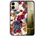 Coque noire taperso pour OPPO A6 A6X 4G et 5G avec motif jungle couleurs d'automne protection antichoc personnalisée