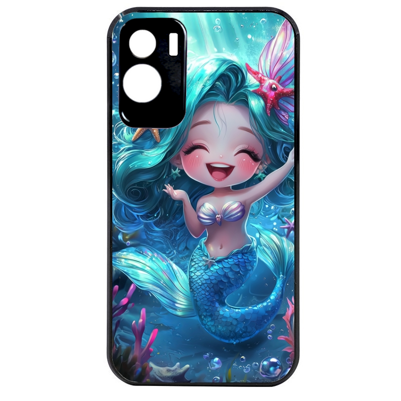 Coque noire taperso pour Honor 70 LITE 90 et LITE avec motif sirene style anime protection antichoc personnalisée