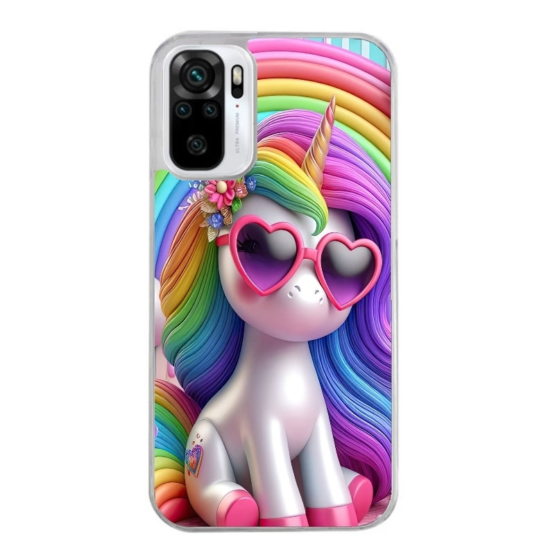 Coque taperso pour Redmi Note 10 4G 5G PRO 10S avec motif licorne pop art protection antichoc personnalisée